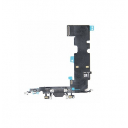 Taśma iPhone 8 Plus złącze USB mik czarne HQ